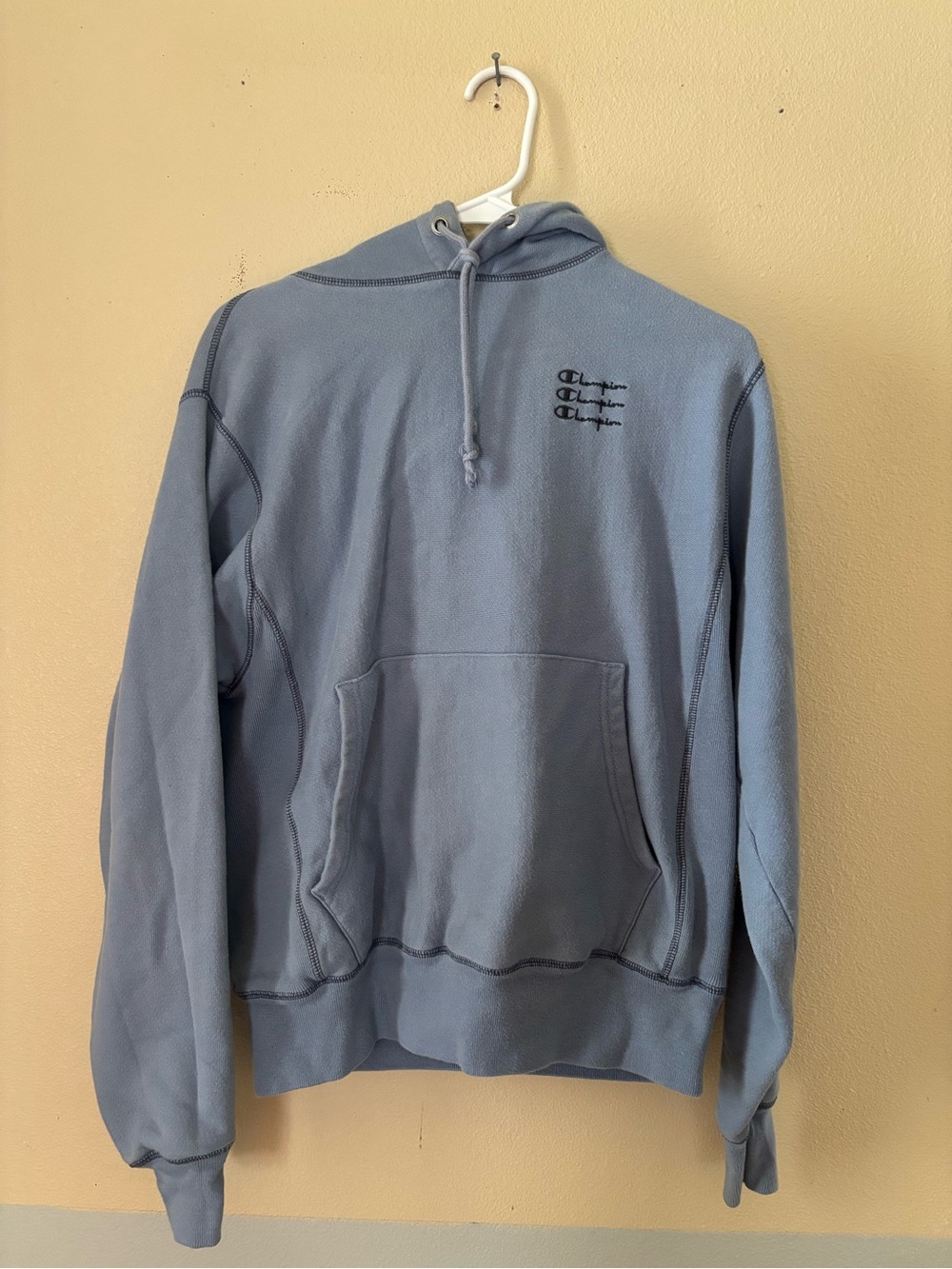 Champion Dusty Blue Pullover Hoodie